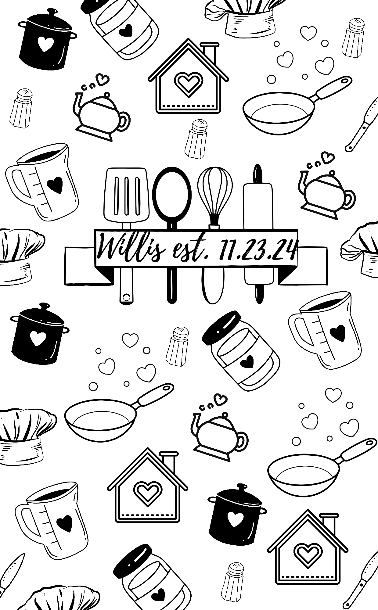 Custom Kitchen Decor Hand Towel