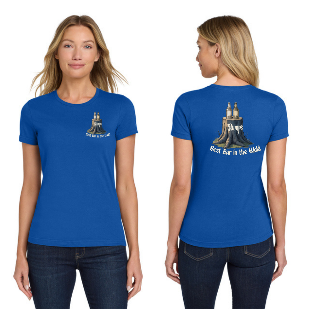 Stumps 64000L Women's Crew Neck Tee|Sofstyle 100% ring spun US cotton