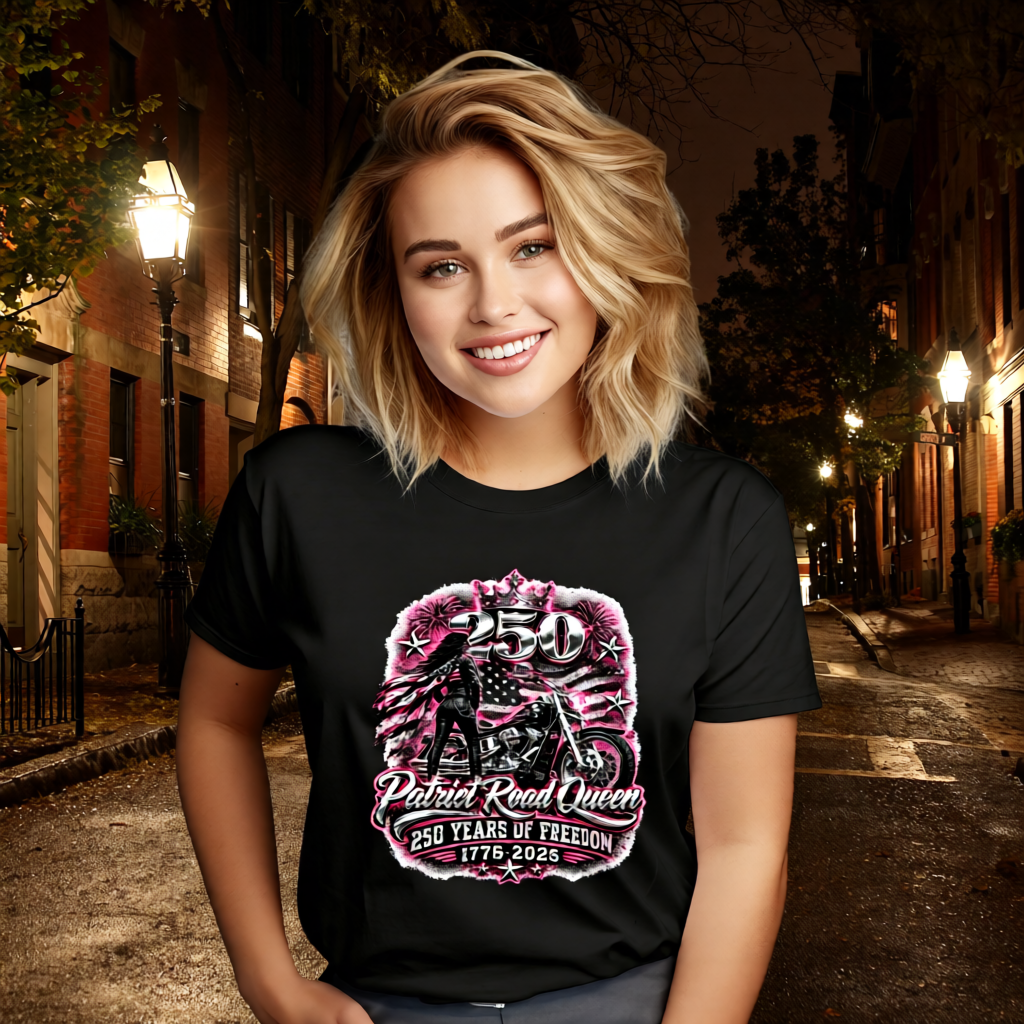 Patriot Road Queen USA 250 Biker Shirt - Unisex Tee