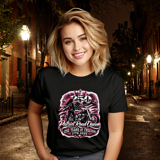 Patriot Road Queen USA 250 Biker Shirt - Unisex Tee