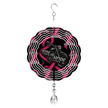 Ride For Hope Wind Spinner (Round)