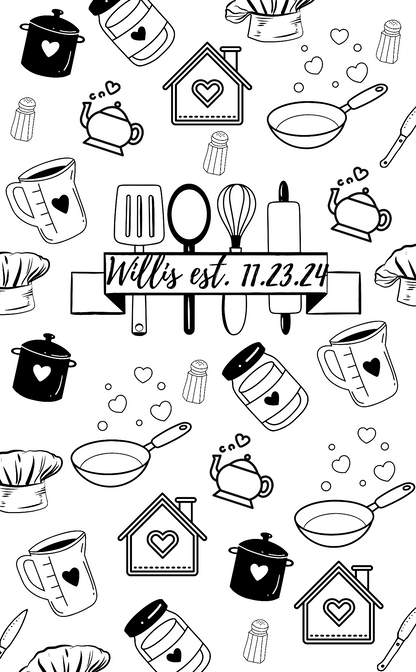 Custom Kitchen Decor Hand Towel