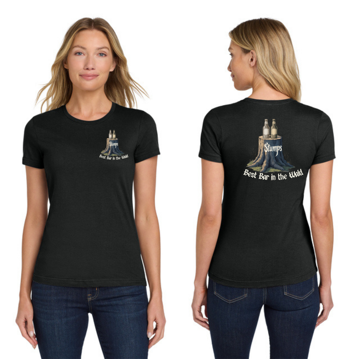 Stumps 64000L Women's Crew Neck Tee|Sofstyle 100% ring spun US cotton