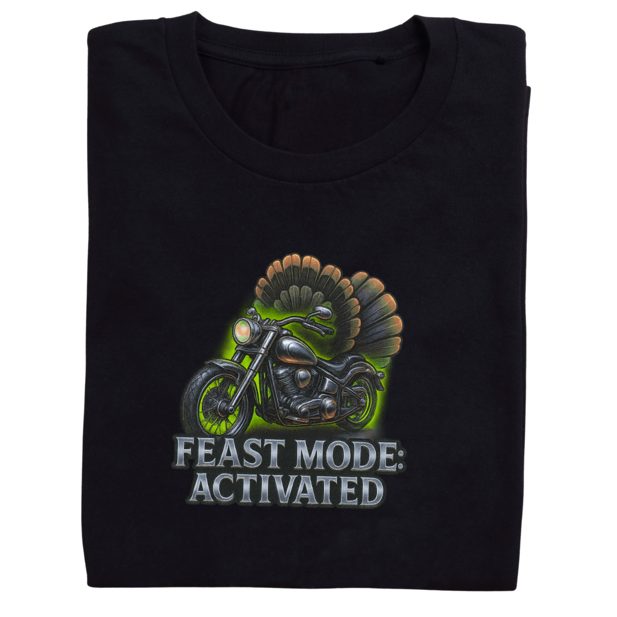 Feast Mode: Activated –Women's Short Sleeve Tee – Snarky Thanksgiving Shirt | Bikers & Beauty Apparel