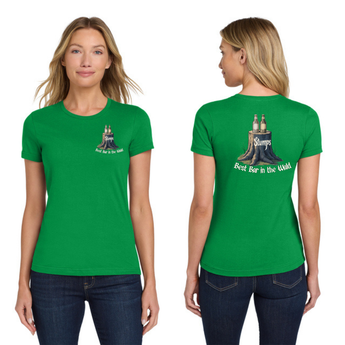 Stumps 64000L Women's Crew Neck Tee|Sofstyle 100% ring spun US cotton