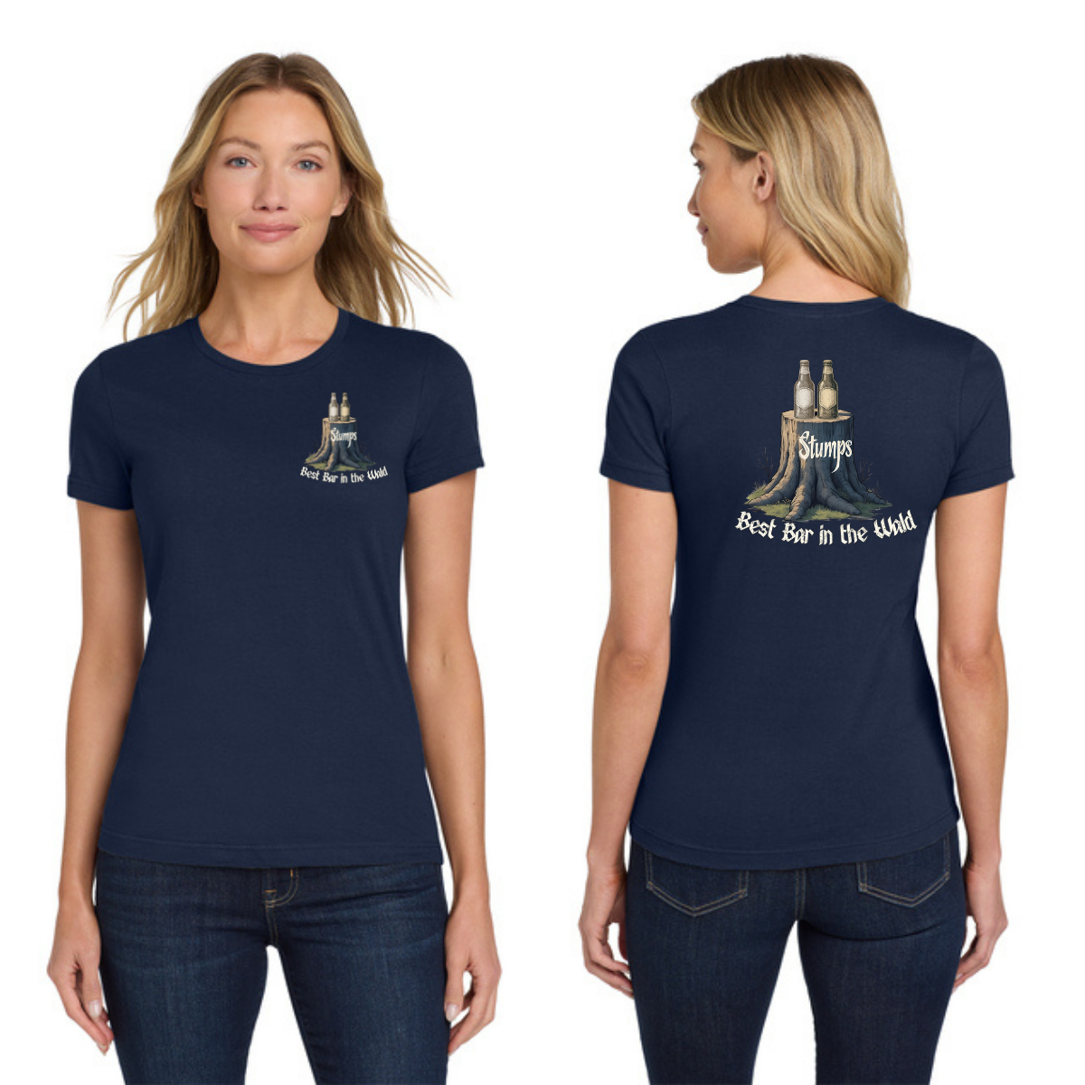 Stumps 64000L Women's Crew Neck Tee|Sofstyle 100% ring spun US cotton