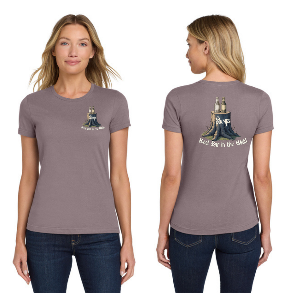 Stumps 64000L Women's Crew Neck Tee|Sofstyle 100% ring spun US cotton