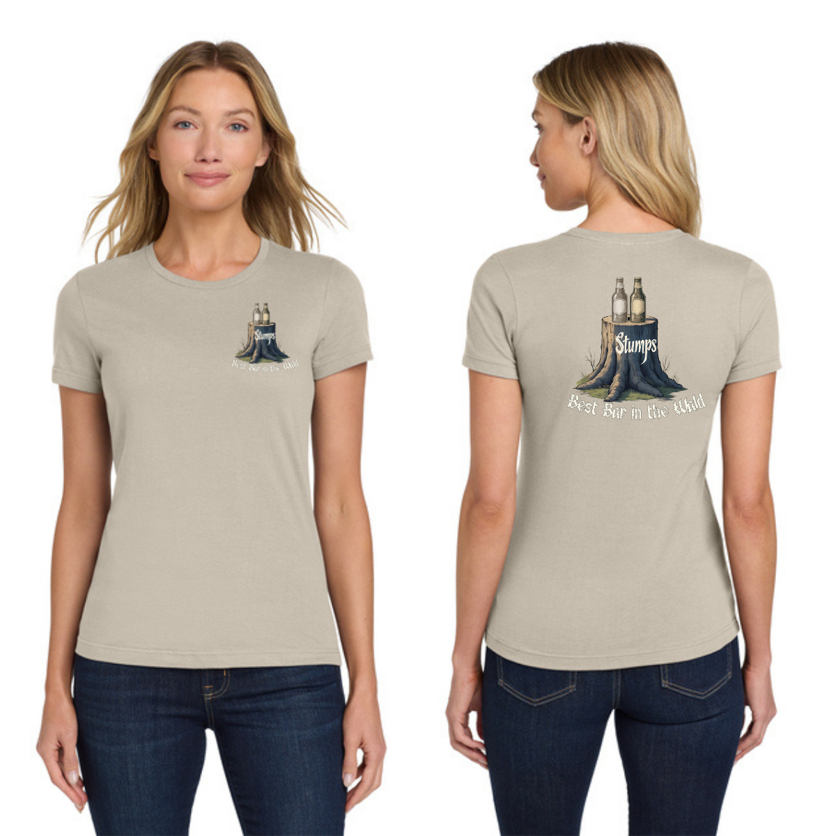 Stumps 64000L Women's Crew Neck Tee|Sofstyle 100% ring spun US cotton