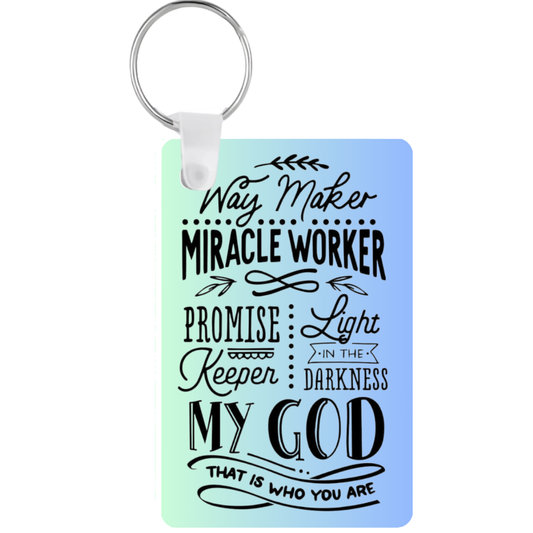 Way Maker Miracle Worker Keychain