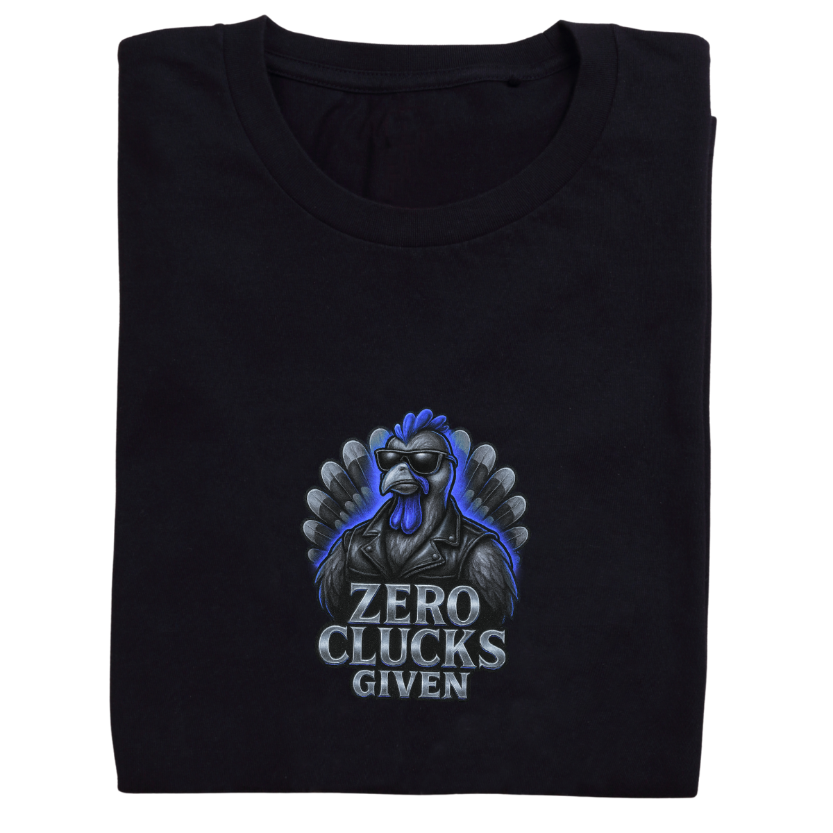 Zero Clucks Given –Women's Short Sleeve Tee – Snarky Thanksgiving Shirt | Bikers & Beauty Apparel