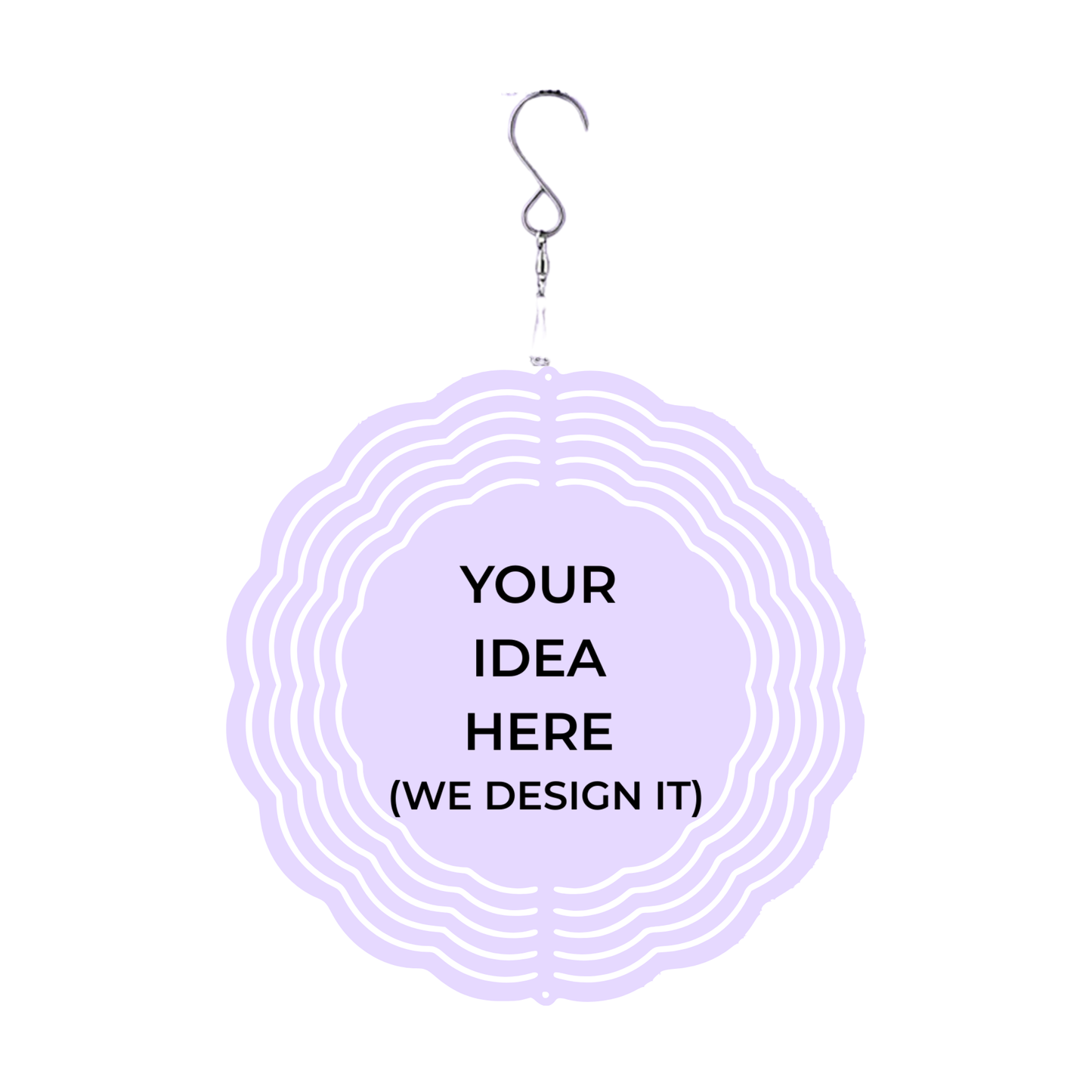 11.5 in Custom Wind Spinner (Round)