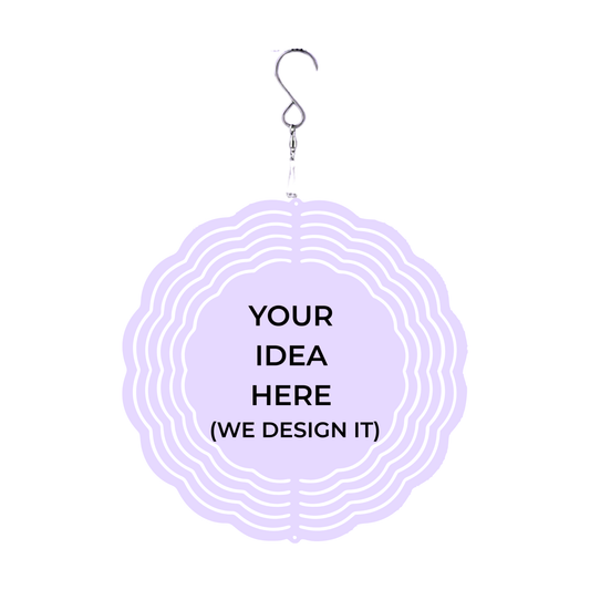 11.5 in Custom Wind Spinner (Round)