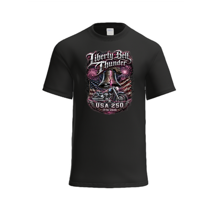 Liberty Bell Thunder USA 250 Biker Shirt - Unisex Tee