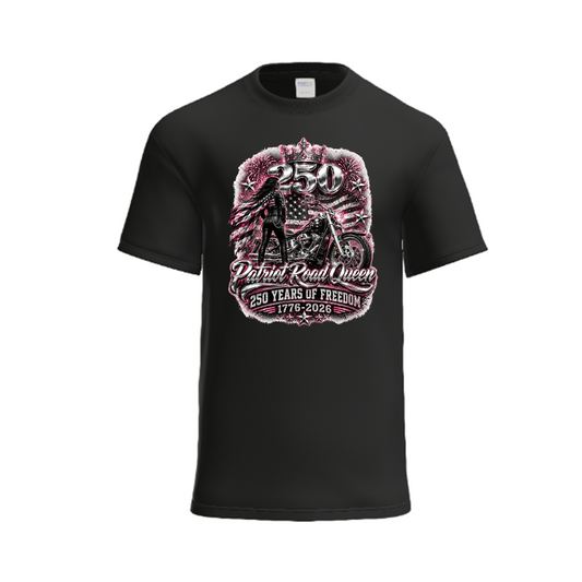 Patriot Road Queen USA 250 Biker Shirt - Unisex Tee