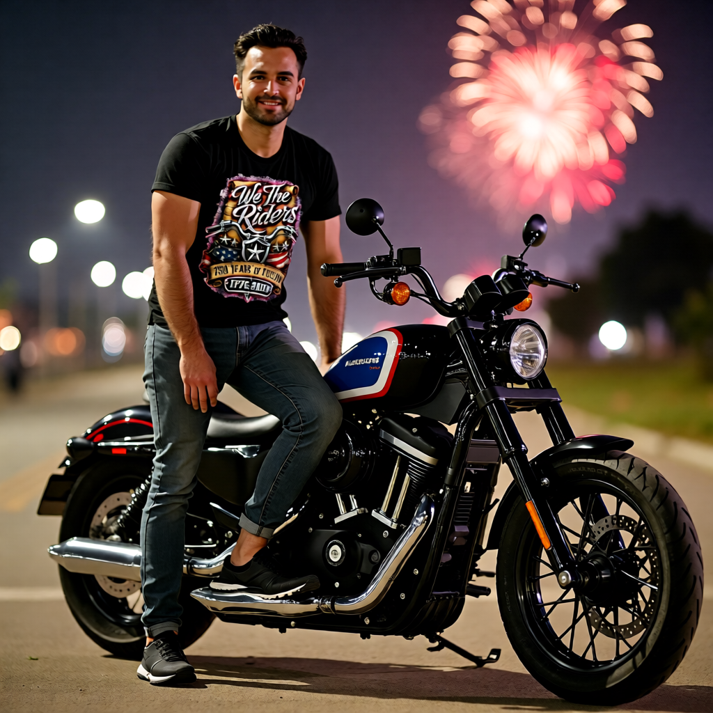 We The Riders USA 250 Constitution Biker Shirt - Unisex Tee